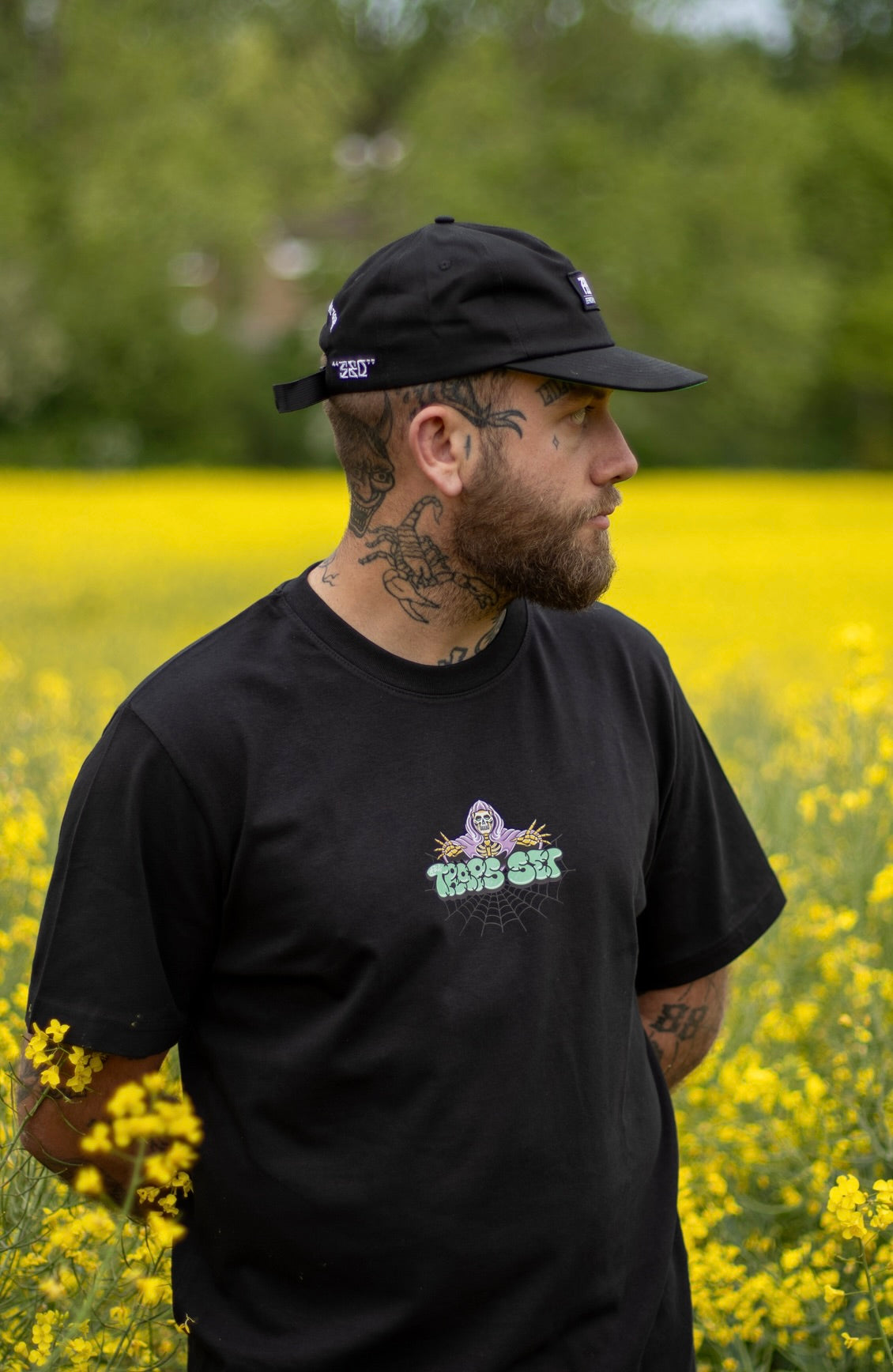 "Trap setter" tee. (standard heavyweight) (PRE SALE)